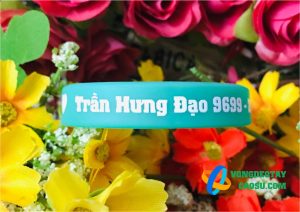 vòng đeo tay cao su