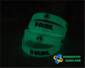 vòng tay cao su dạ quang