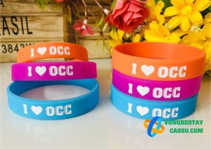 in ấn vòng tay cao su