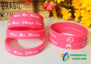 vòng đeo tay cao su
