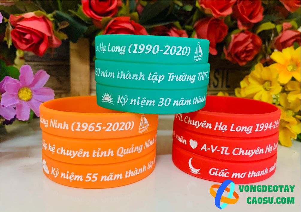vòng tay cao su tại quảng ninh