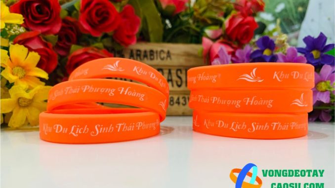 vòng tay cao su khu du lịch phượng hoàng