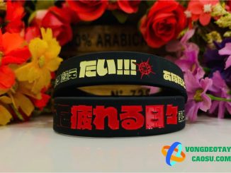 vòng tay cao su tiếng nhật