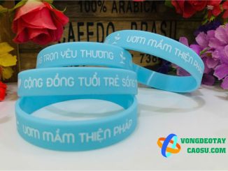Vòng tay cao su Ươm Mầm Thiện Pháp