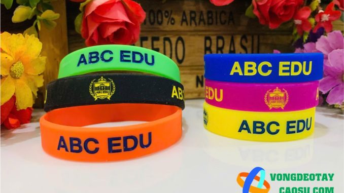 vòng tay cao su abc edu