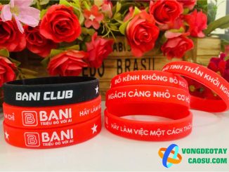 VÒNG TAY CAO SU BANI CLUB